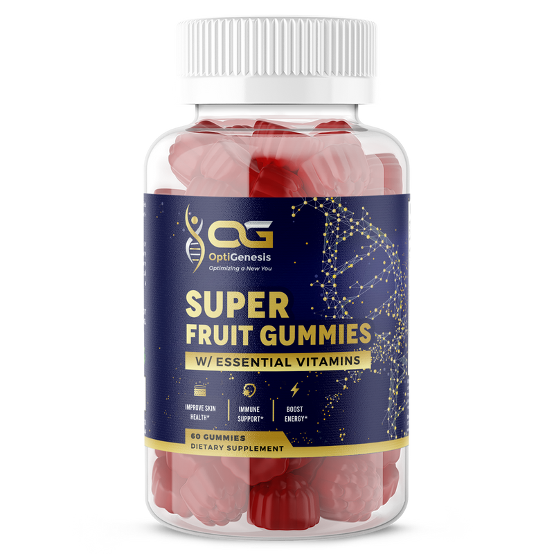 SUPER FRUIT GUMMIES W/ ESSENTIAL VITAMINS