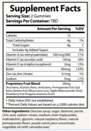 SUPER FRUIT GUMMIES W/ ESSENTIAL VITAMINS